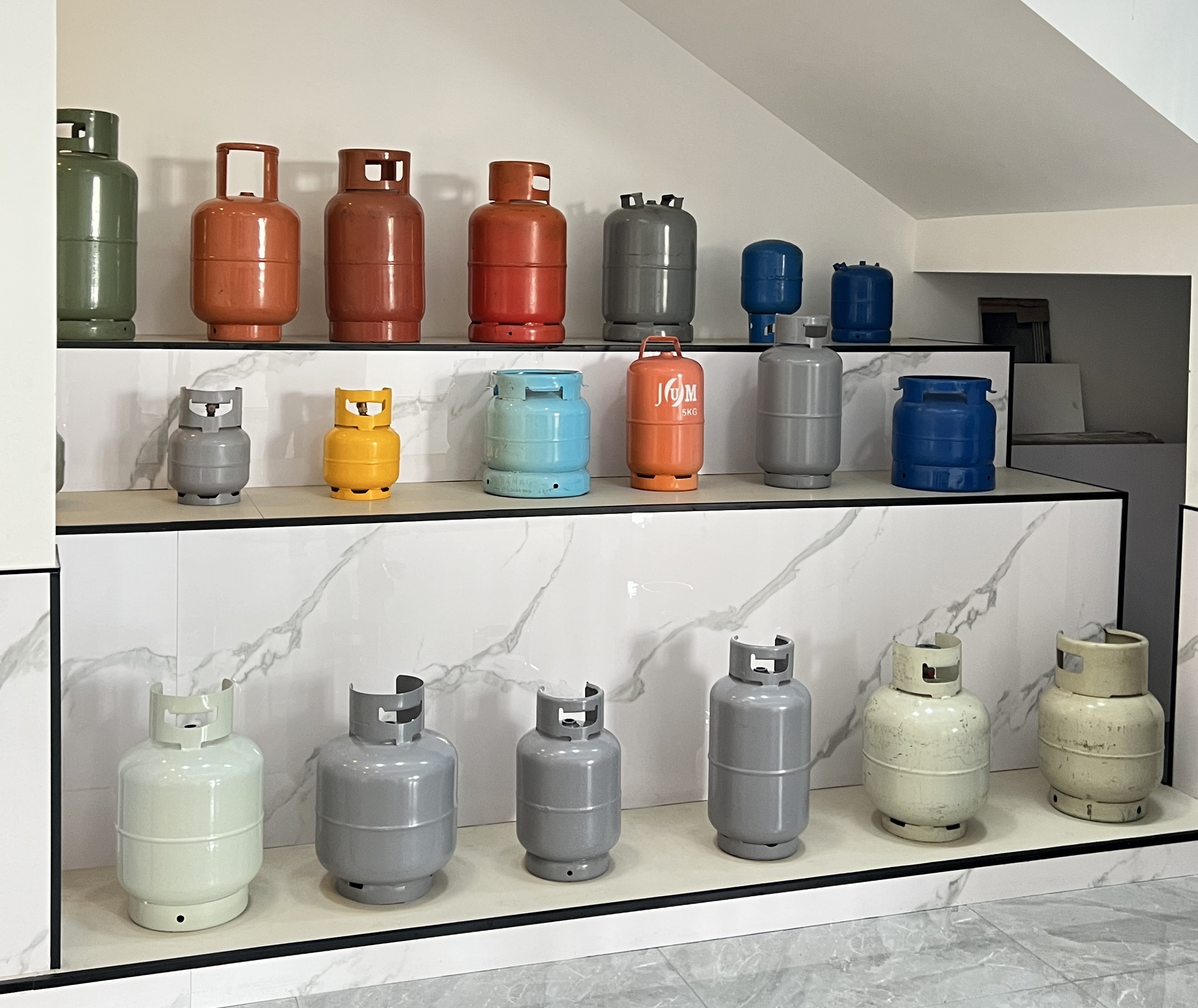 Modelos comunes de cilindros de gas licuado